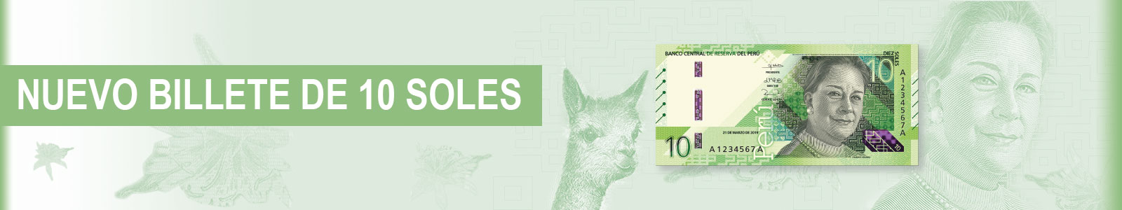 Nuevo billete de S/ 10